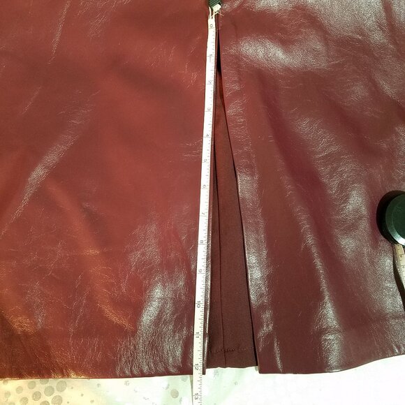 Edited by Hunter McGrady Women’s Faux Leather Skirt – Black – Size 12 –Brand NEW - Picture 14 of 16